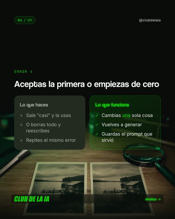 Tarjeta 6: error 4