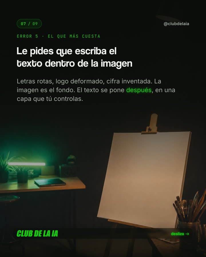 Tarjeta 7: error 5